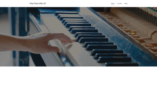 Screenshot of pianoafter50.com