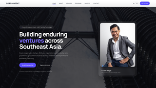 Screenshot of coachmegat.com