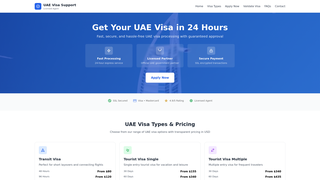 Thumbnail of uaevisasupport.com
