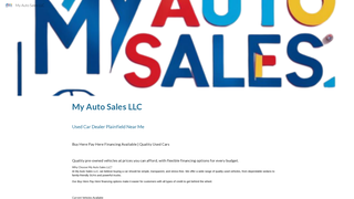 Thumbnail of myautosalesusedcars.com
