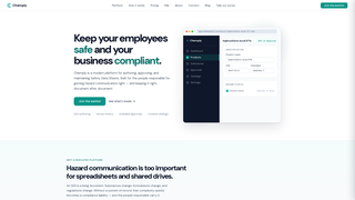 Screenshot of chemply.ai