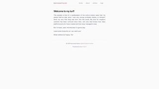 Thumbnail of borrowedhaven.com