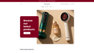 Thumbnail of nuvanabeauty.com