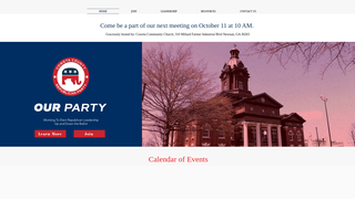 Thumbnail of cowetarepublicanparty.com