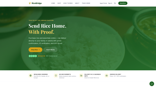 Screenshot of ourricebridge.com