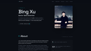 Screenshot of bingxu.uk