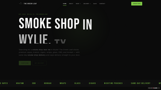 Screenshot of thegreenleafwylie.com