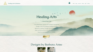 Screenshot of healingartsbybarbara.com