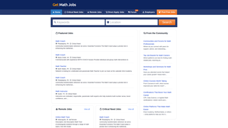 Thumbnail of getmathjobs.com