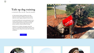 Screenshot of tailsupdogtraining.net