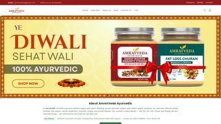 Thumbnail of amaratveda.com