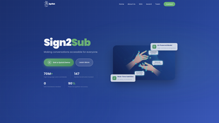 Screenshot of sign2sub.com