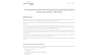 Thumbnail of sandyspringsmathtutor.com