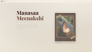 Screenshot of manasaameenakshi.com