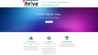 Thumbnail of thriveinhome.com