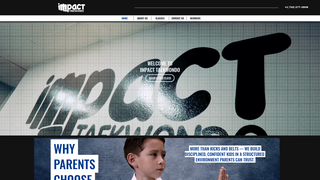 Screenshot of impactcombatsports.com