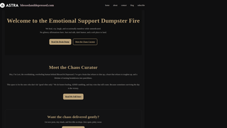 Thumbnail of blessedanddepressed.com