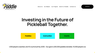 Thumbnail of thepaddleproject.org