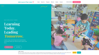 Screenshot of kidslearnplaycenter.com