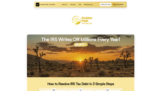 Thumbnail of goldenpathtaxrelief.com