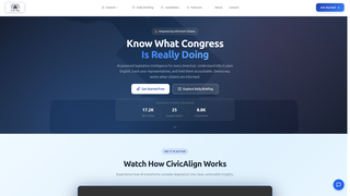 Screenshot of civic-align.com