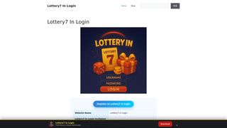 Thumbnail of lottery7inlogin.com