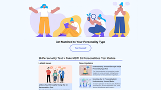 Thumbnail of 16personalitytesthub.com