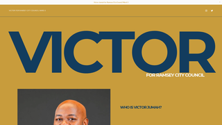 Screenshot of victorforramsey.com