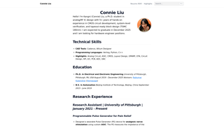 Thumbnail of connieliu.com