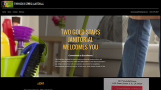 Thumbnail of twogoldstarsjanitorial.com