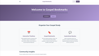 Thumbnail of gospelbookmarks.com