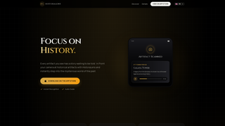 Screenshot of historalens.com