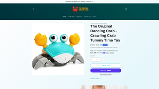 Thumbnail of theoriginaldancingcrab.com