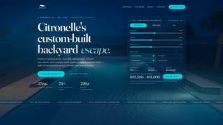 Screenshot of dluxpools.com