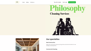 Thumbnail of philosophycleaningservices.com