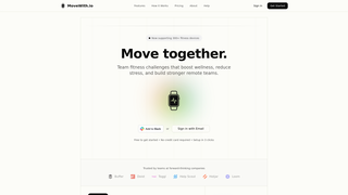 Screenshot of movewith.io
