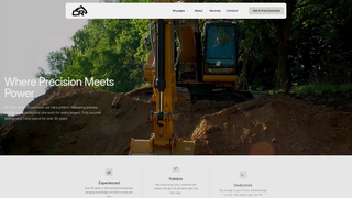 Screenshot of chrisrehmexcavation.com