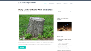 Thumbnail of kan-dustumpgrinder.com