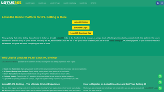 Thumbnail of lotuss365ipl.com