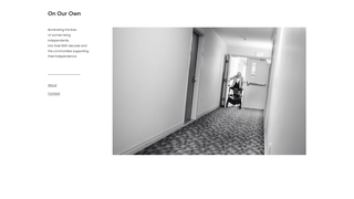 Screenshot of onourownproject.ca