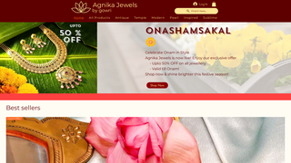 Thumbnail of agnikajewels.com