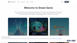 Thumbnail of dreamgametactic.com