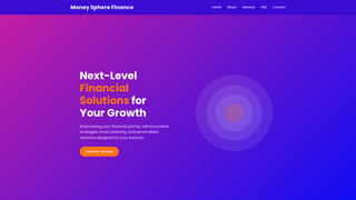 Thumbnail of moneyspherefinance.com