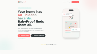 Screenshot of babyproof.io