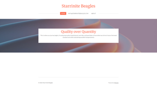 Thumbnail of starrinitebeagles.com