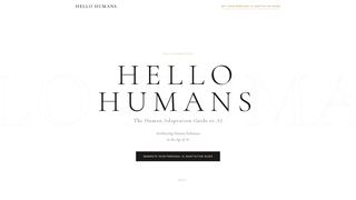 Screenshot of hello-humans.com