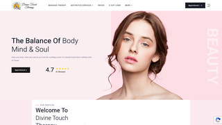 Screenshot of divinetouchtherapy.ca