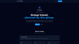 Screenshot of thetriptych.app