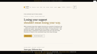 Screenshot of guardiansofsolano.com