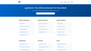Thumbnail of gamentool.com